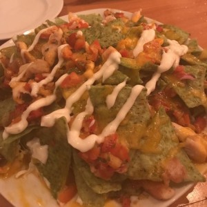 nachos de pollo