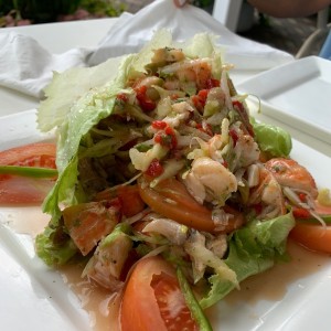 Ensalada de cangrejo