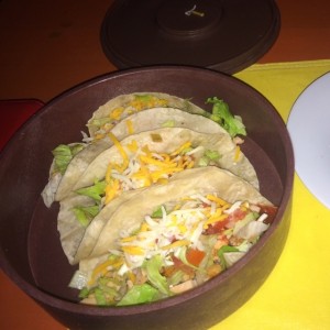 tacos de pollo