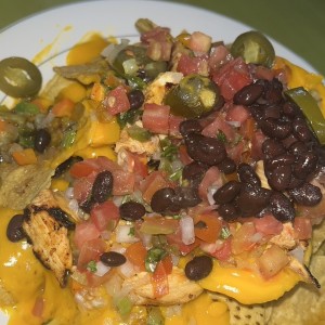 Nachos de pollo