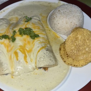 Enchiladas vegetarianas 