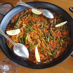 paella de verduras