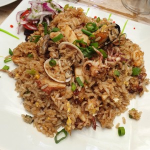 Arroz con mariscos mixtos