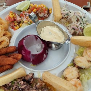 pique de mariscos