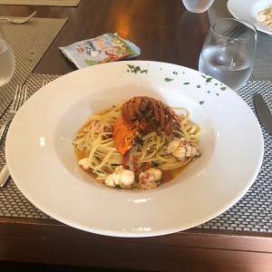 linguini con Langosta