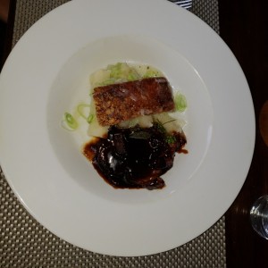 Dos texturas de Pork Belly