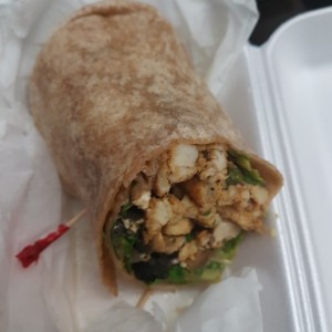 Wrap griego de pollo