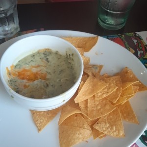 Creamy cheese spinach dip  