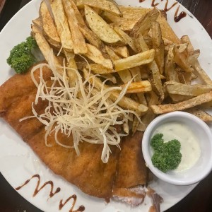 Milanesa de pescado