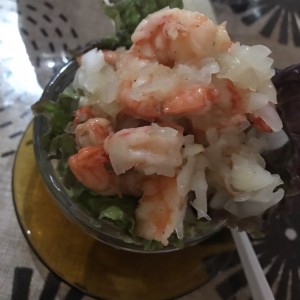 Ceviche de camarones