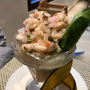 Ceviche de camarones