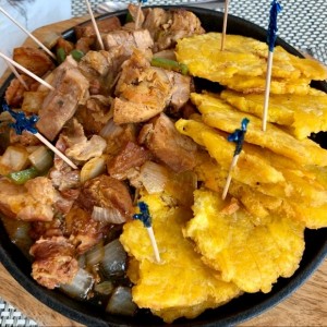 Picada de cerdo y Chorizo