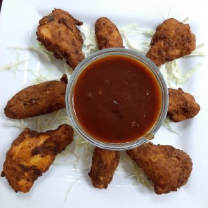 bufalo wing (con salsa de bote)