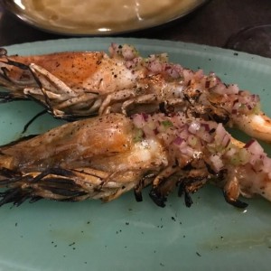 Gambas a la parrilla