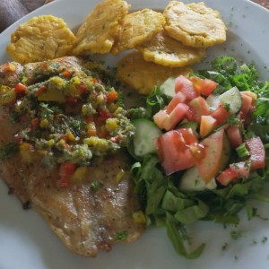 Filete de pargo. 