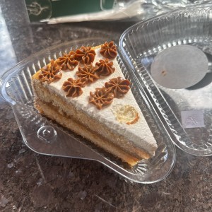 Cake de vainilla con manjar