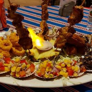 Piqueo de Mariscos.  