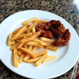 chicken tenders and fries - pedido especial