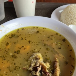 Sopa de costilla ahumada