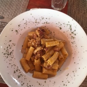 Rigatoni a la Carbonara 