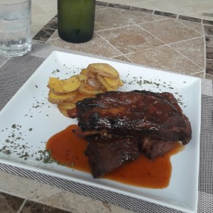 costillas bbq