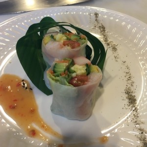 summer roll, platillos especial de prueba !!