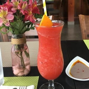 Licuado de fresa