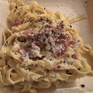 Fetuccine carbonara