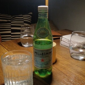 Tanqueray y San Pellegrino