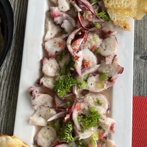 Entradas - TIRADITO DE PULPO