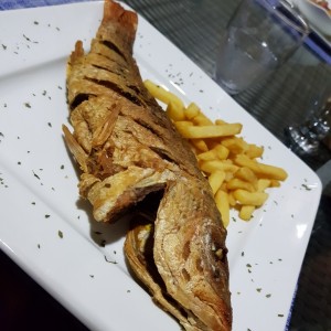 Pargo frito