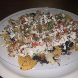 Nachos con pollo