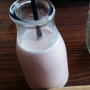 batido fresa coco