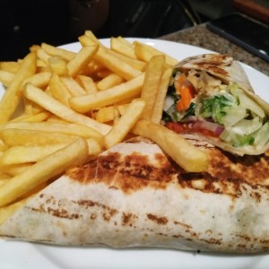 wrap de vegetales 