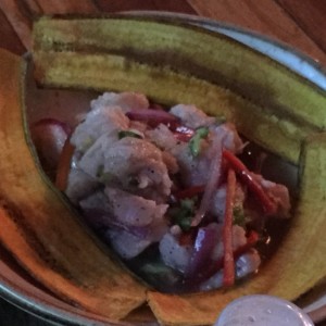 ceviche de corvina 