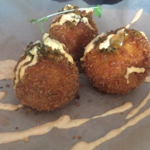 Croquetas de tamal de olla