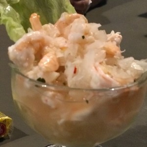 ceviche de camarones