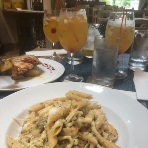 pastas con mariscos