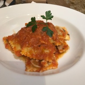 ravioli de zapallo