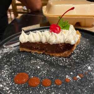 Pie de chocolate