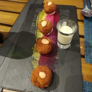 Croquetas de risotto