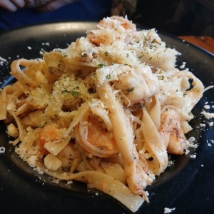 Pasta con mariscos 