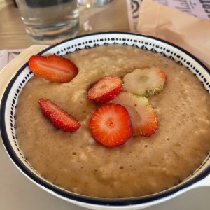 Avena con fresas