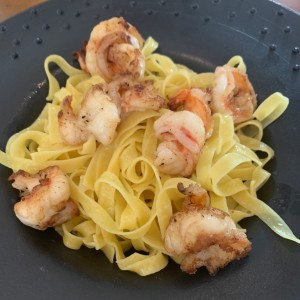 fettucini con mariscos