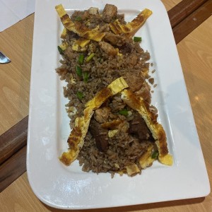 Arroz chaufa tierra