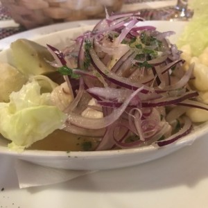 ceviche de corvina 