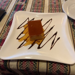 Flan de la casa