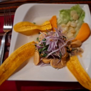 Ceviche de hongos 