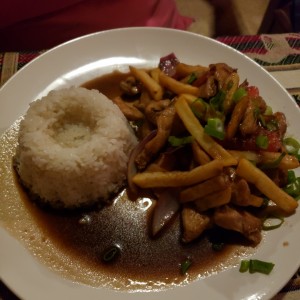 saltado de pollo