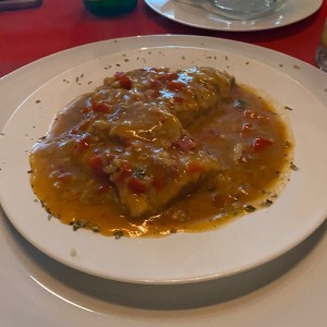 Corvina  al ajillo